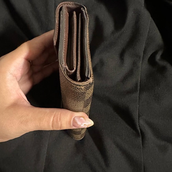 LOUIS VUITTON Portefeuille Alexandra Damier Ebene Tri-fold Wallet - Picture 16 of 17